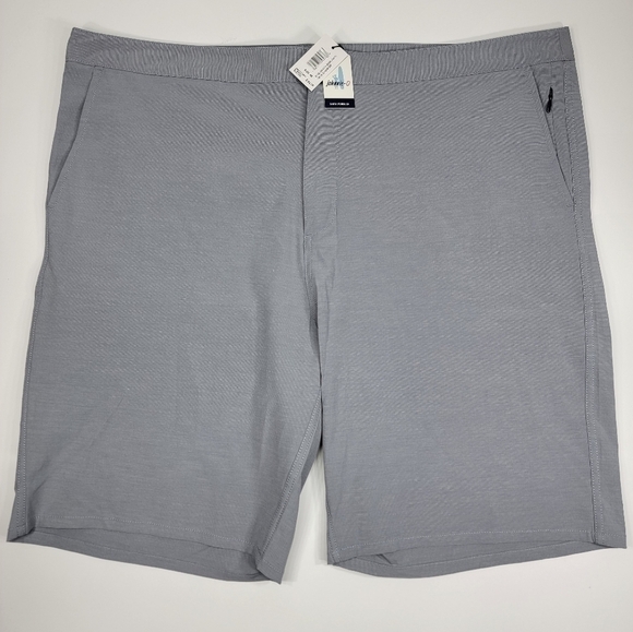 New johnnie-o Dawn 2 Dusk Classic-fit Stretch Shorts Men's 40 Light Gray $85 - Picture 1 of 10